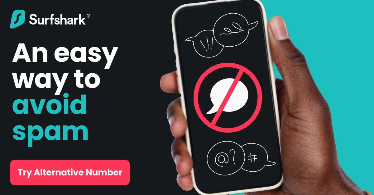 Partagez votre numéro de téléphone sans souci avec Surfshark Alternative Number 2 Surfshark Alternative Number