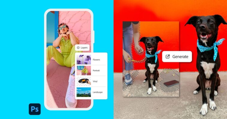 Photoshop débarque sur iPhone avec de nombreuses fonctionnalités gratuites 1 Photoshop launches on iPhone as new app packed with free features