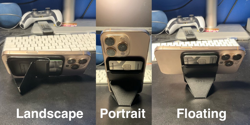 Testé : le support de portefeuille magnétique MOFT pour iPhone à moitié prix du MagSafe 2 MOFT Magnetic Wallet Stand