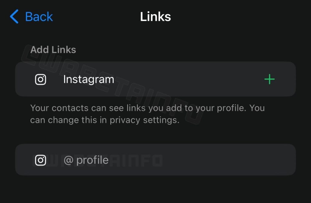 WhatsApp permettra de lier des comptes de réseaux sociaux à votre profil utilisateur 2 WhatsApp permettra de lier des comptes de reseaux sociaux a