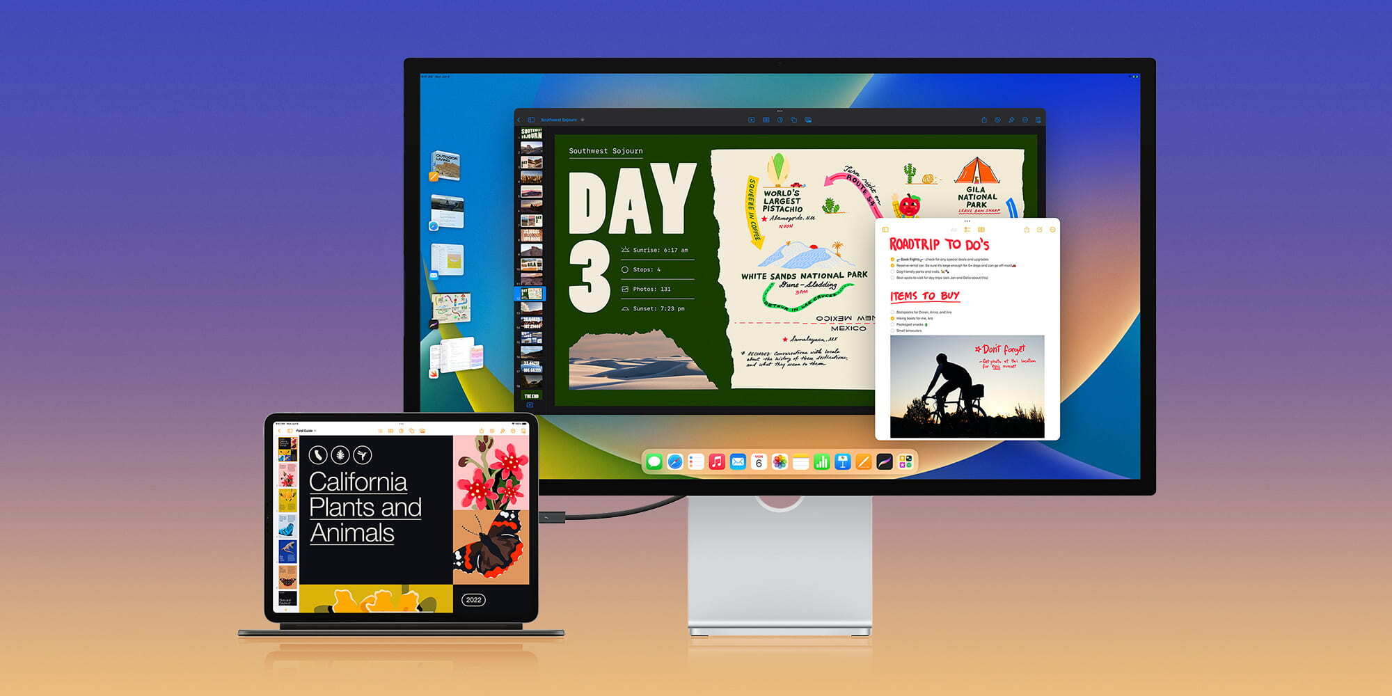 Stage Manager sur iPad