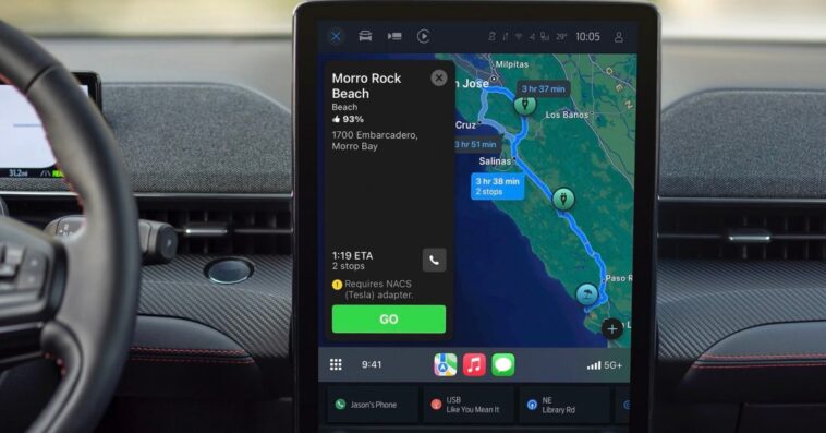 Apple Maps : le routage EV ajoute le support des Superchargeurs Tesla pour les conducteurs Ford 1 Apple Maps EV Routing adds Tesla Supercharger (NACS) support for Ford drivers