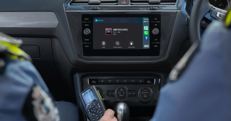 La police australienne utilise CarPlay d'une manière surprenante et innovante 1 Police in Australia are using CarPlay in an interesting way
