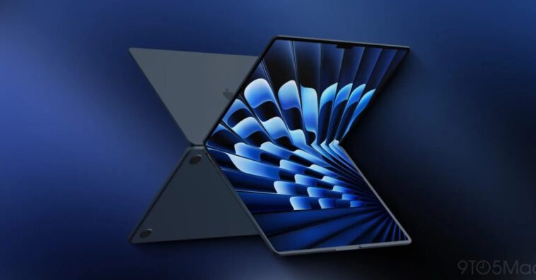 Prototype d'iPad ou MacBook pliable de 18.8 pouces avec Face ID intégré, selon un leaker 1 18.8-inch foldable iPad or MacBook prototype has in-display Face ID, says leaker