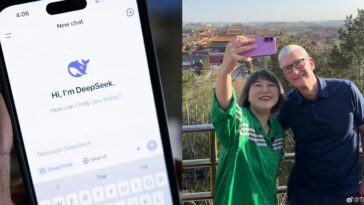 Tim Cook says China’s DeepSeek AI is ‘excellent’ during visit to country