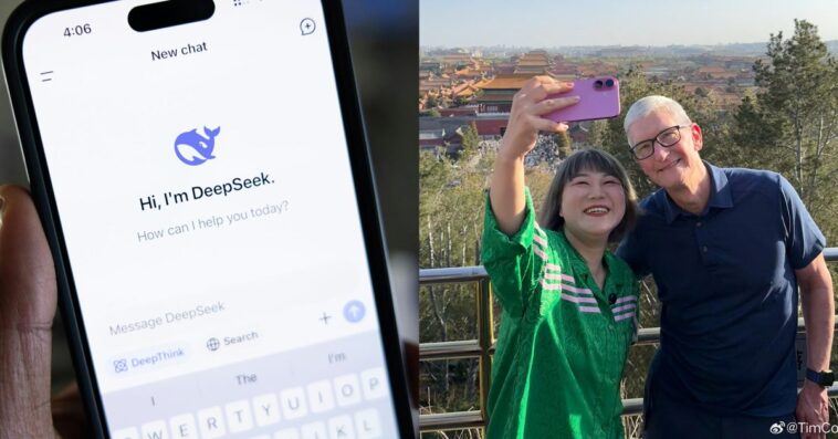 Tim Cook qualifie l'IA DeepSeek de Chine d'« excellente » lors de sa visite dans le pays 1 Tim Cook says China’s DeepSeek AI is ‘excellent’ during visit to country