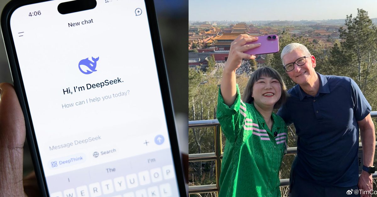 Tim Cook says China’s DeepSeek AI is ‘excellent’ during visit to country