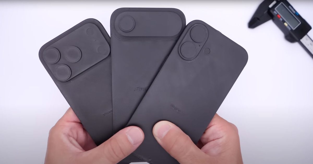 3D-printed iPhone 17 design mockups give us a new look at what’s expected