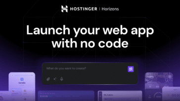 Hostinger Horizons lets you effortlessly turn ideas into web apps without coding [10% off]