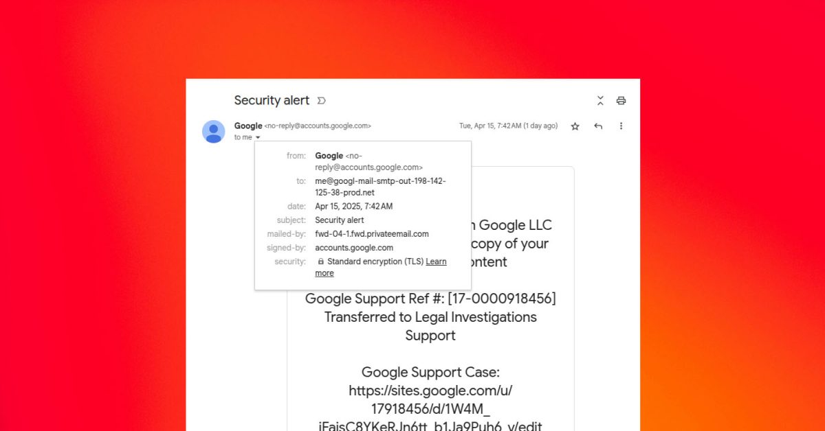 PSA: Watch out for ultra-convincing phishing emails from Google & PayPal