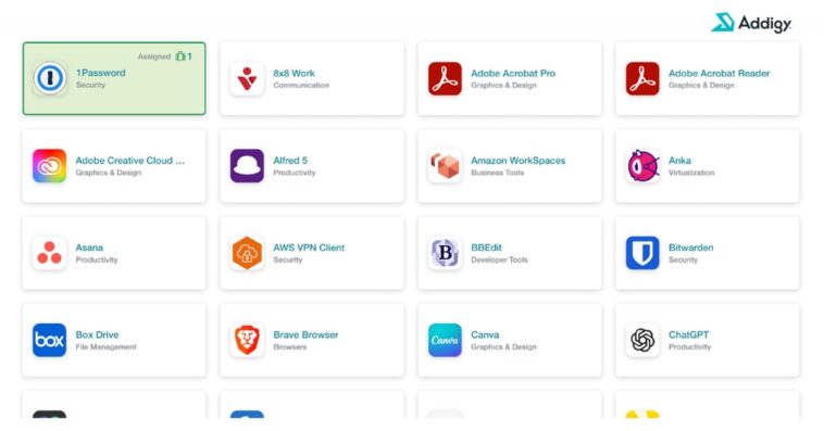 Le catalogue d'applications préconstruites d'Addigy facilite la gestion des apps macOS à grande échelle 1 Addigy’s Prebuilt App Catalog is built to simplify managing macOS apps at scale