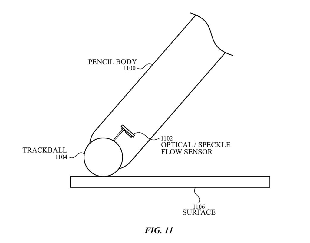 Apple : un trackball pour l'Apple Pencil fonctionnant sur presque toutes les surfaces 4 Image: USPTO/Apple