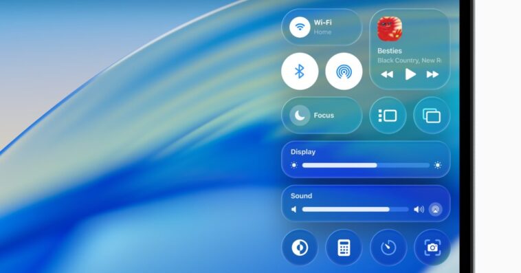 macOS Tahoe : le Centre de contrôle entièrement repensé, découvrez les nouveautés 1 macOS Tahoe has big Control Center upgrades, here’s everything new