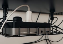 Tidy up your Mac office space with a Thunderbolt dock hidden under your desk
