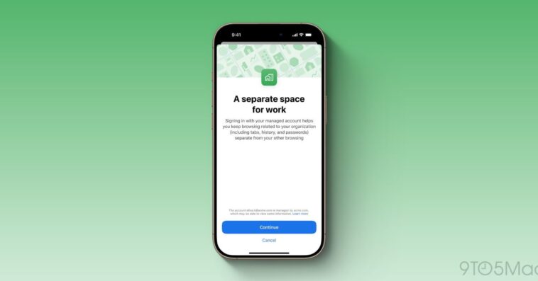 Chrome sur iOS : meilleure séparation des données personnelles et professionnelles 1 You can now better separate corporate and personal data in Chrome on iOS