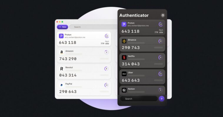 Proton lance une application d'authentification à deux facteurs pour plus de sécurité 1 Proton now offers a two-factor authentication app