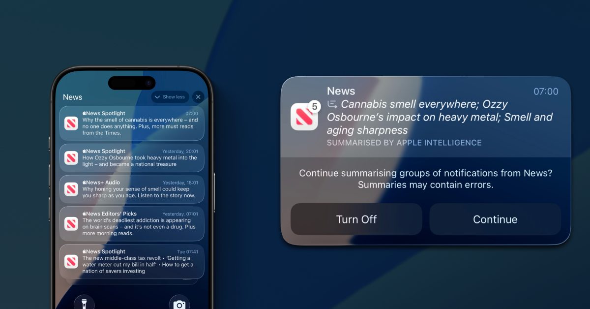 Ios Notification Example Ios 26 iOS 26 : aperçu des notifications d'actualités résumées par Apple ...