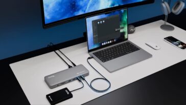 Thunderbolt 4 dock for Mac with dual 4K displays and 13 ports launches under $200