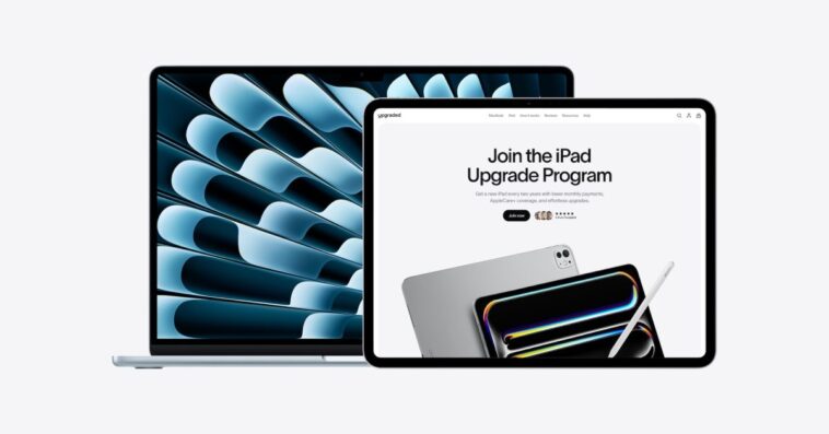Abonnez-vous et obtenez un nouveau MacBook ou iPad tous les 2 ans 1 Get a new MacBook or iPad every 2 years with this subscription