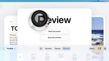 The new Preview app has a fun interactive Liquid Glass easter egg