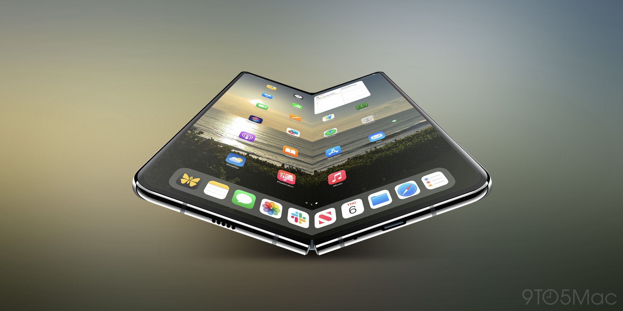 L'année prochaine, l'iPhone passera au ultra-premium avec son nouveau lineup d'automne 2 iPhone Fold render