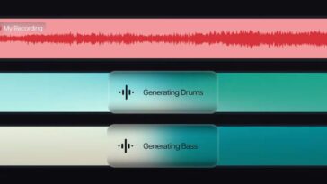 Moises app can now generate AI bandmates based on a single instrument recording