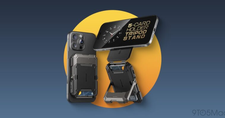 MagSafe Monday : Le portefeuille SUPCASE MagFlip, robuste et transformable en support 1 MagSafe Monday: SUPCASE MagFlip wallet is a tank that doubles as a stand