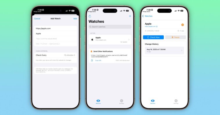 Spotlight Indie App : ‘Notify’, l'app gratuite pour surveiller les changements de site web 1 Indie App Spotlight: ‘Notify’ is a free app that lets you easily monitor website changes