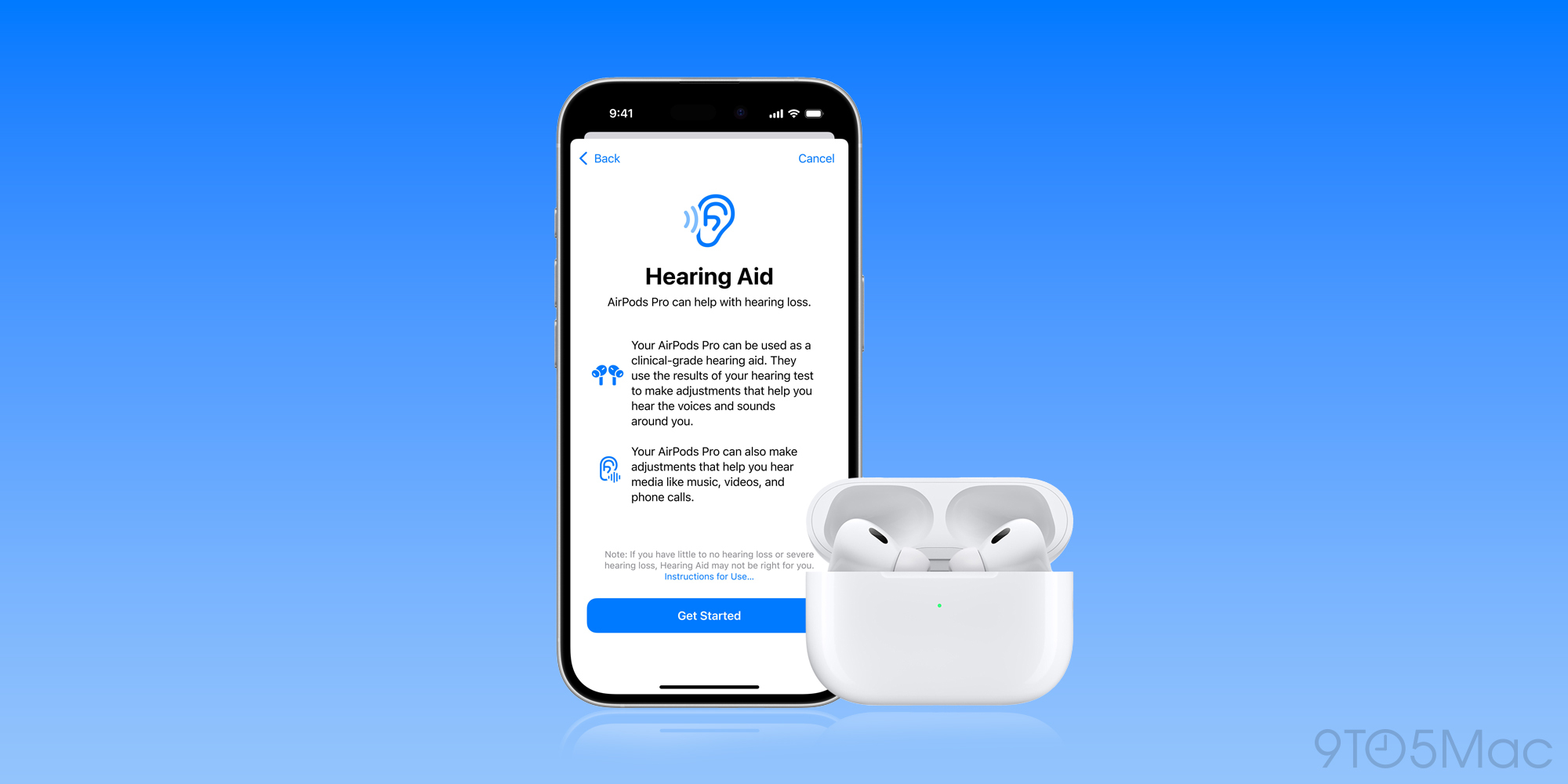 Caractéristiques de santé des AirPods Pro 2