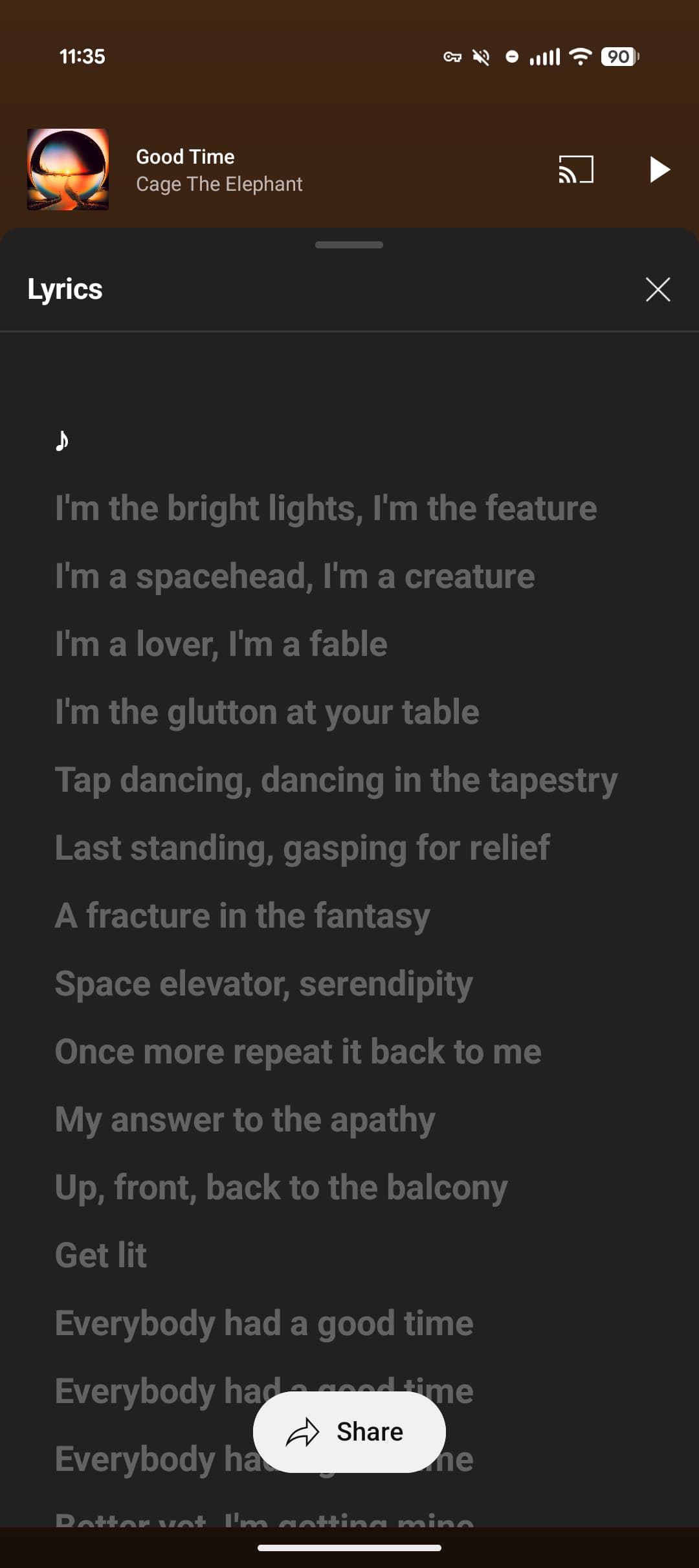 YouTube Music : redesign dual-pane de l'écran Now Playing sur Android et iOS 3 YouTube Now Playing redesign