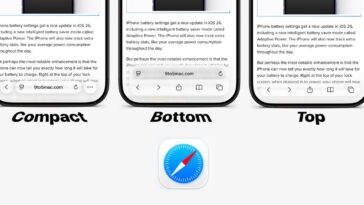 iOS 26: How to change Safari toolbar design on iPhone