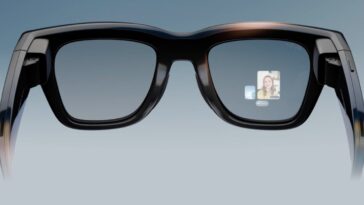 Meta presents its first screen-equipped smart glasses