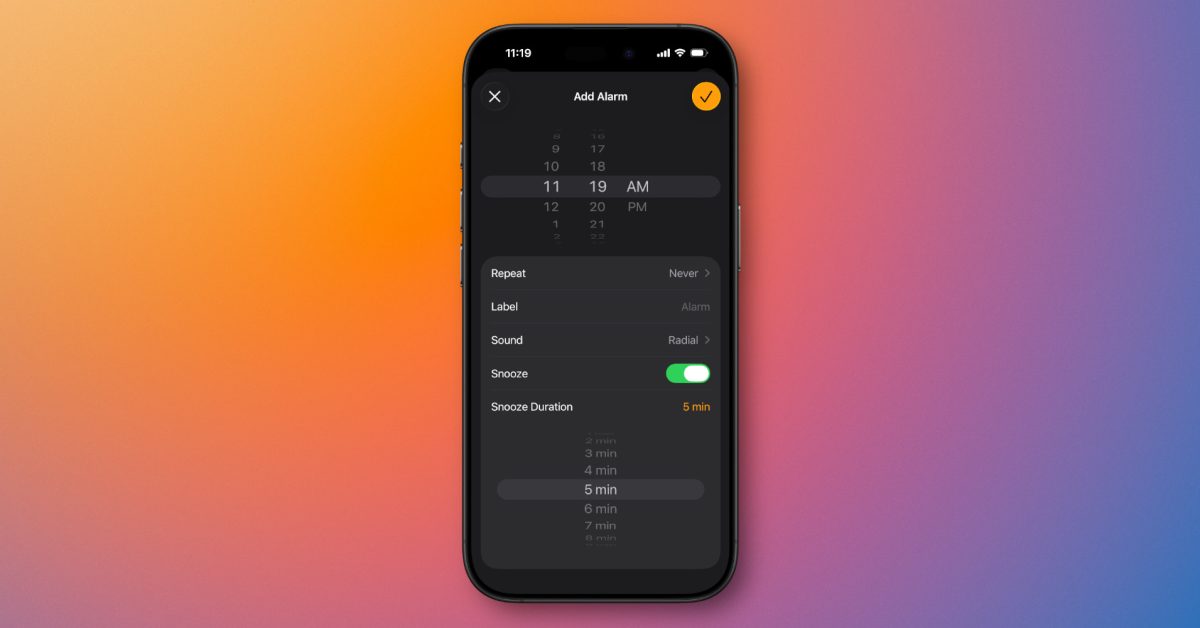 iOS 26 upgraded your iPhone’s alarm with new snooze options