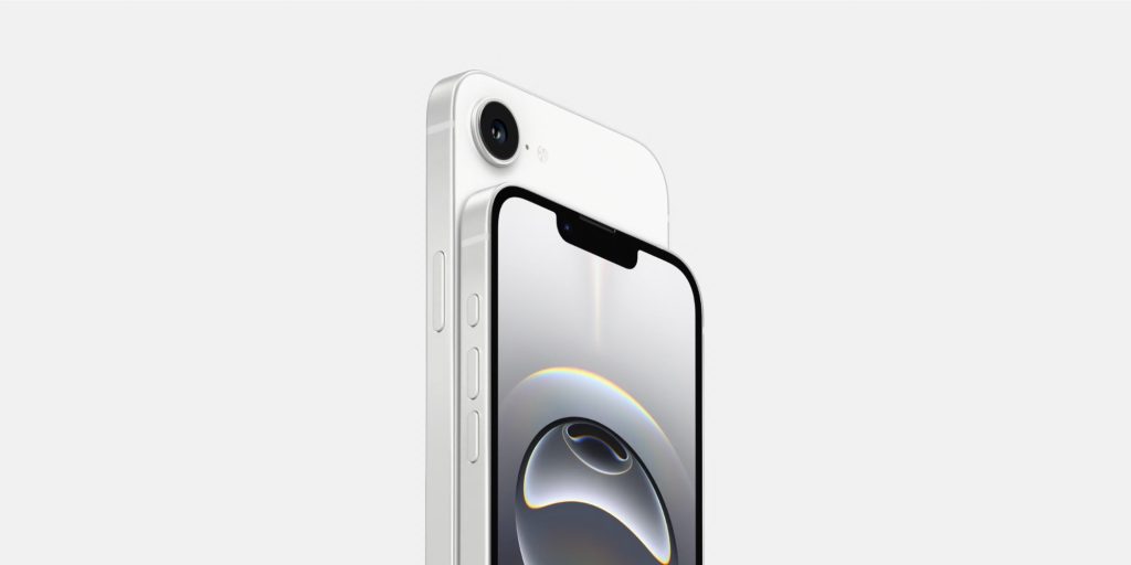 Apple présente le nouvel iPhone 16e.