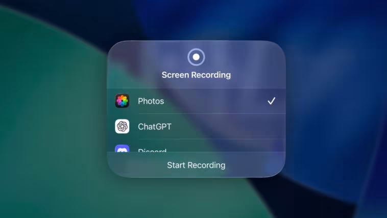 iOS 26 introduces higher quality screen recordings for iPhone and iPad