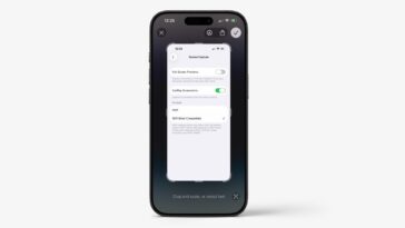 iOS 26 has a new full-screen UI when you take a screenshot on your iPhone, here’s how to change it back