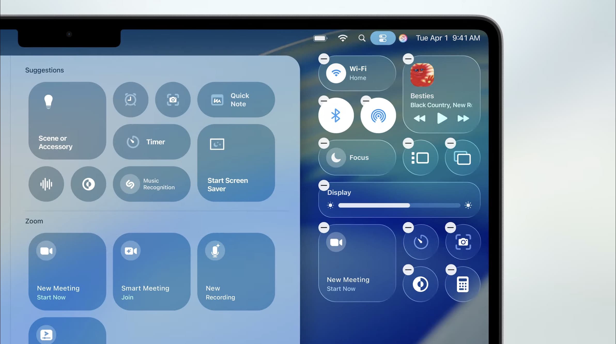 macOS Tahoe : le Centre de contrôle entièrement repensé, découvrez les nouveautés 2 macOS Tahoe le Centre de controle entierement repense decouvrez