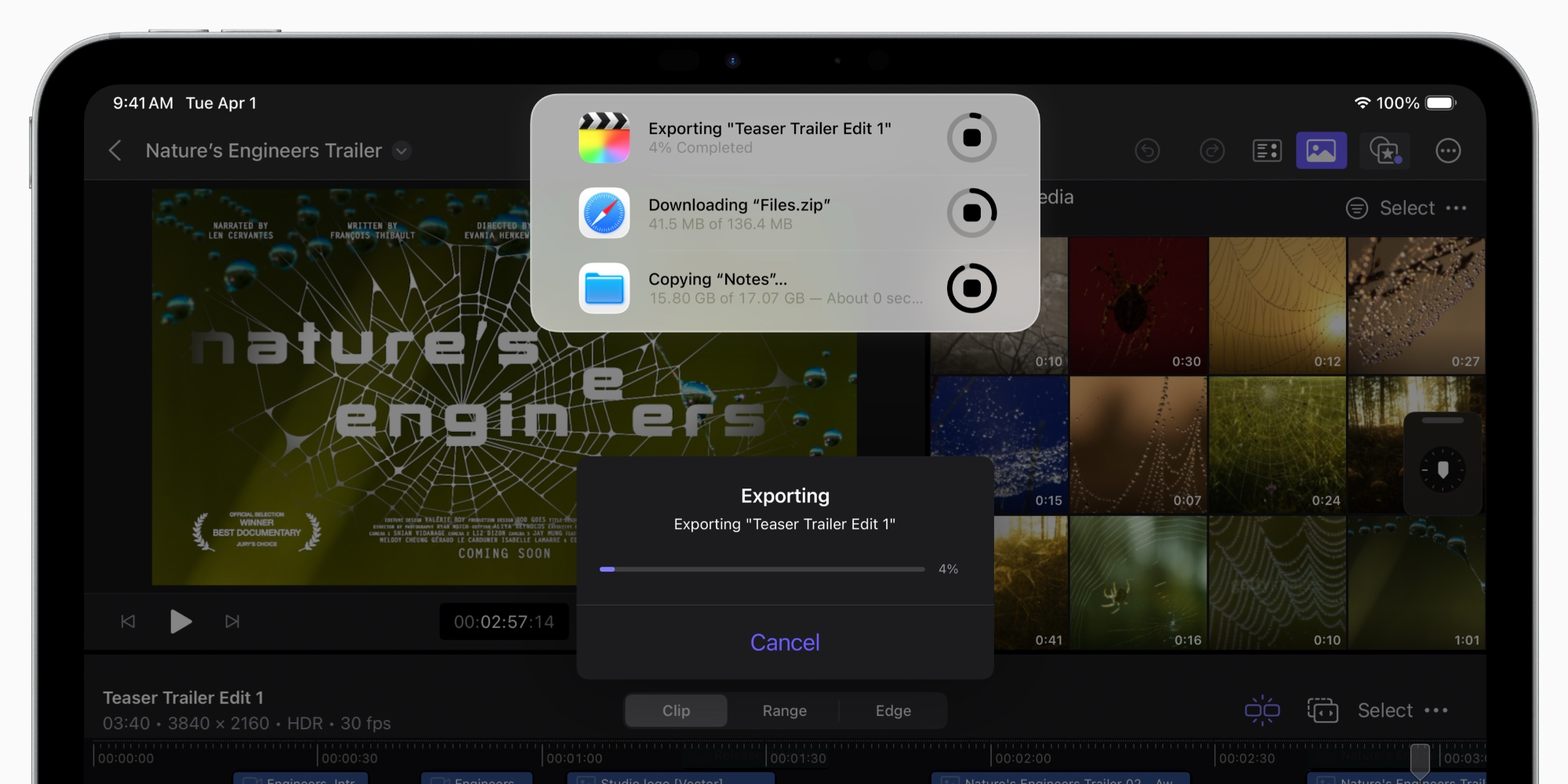 Applications en arrière-plan