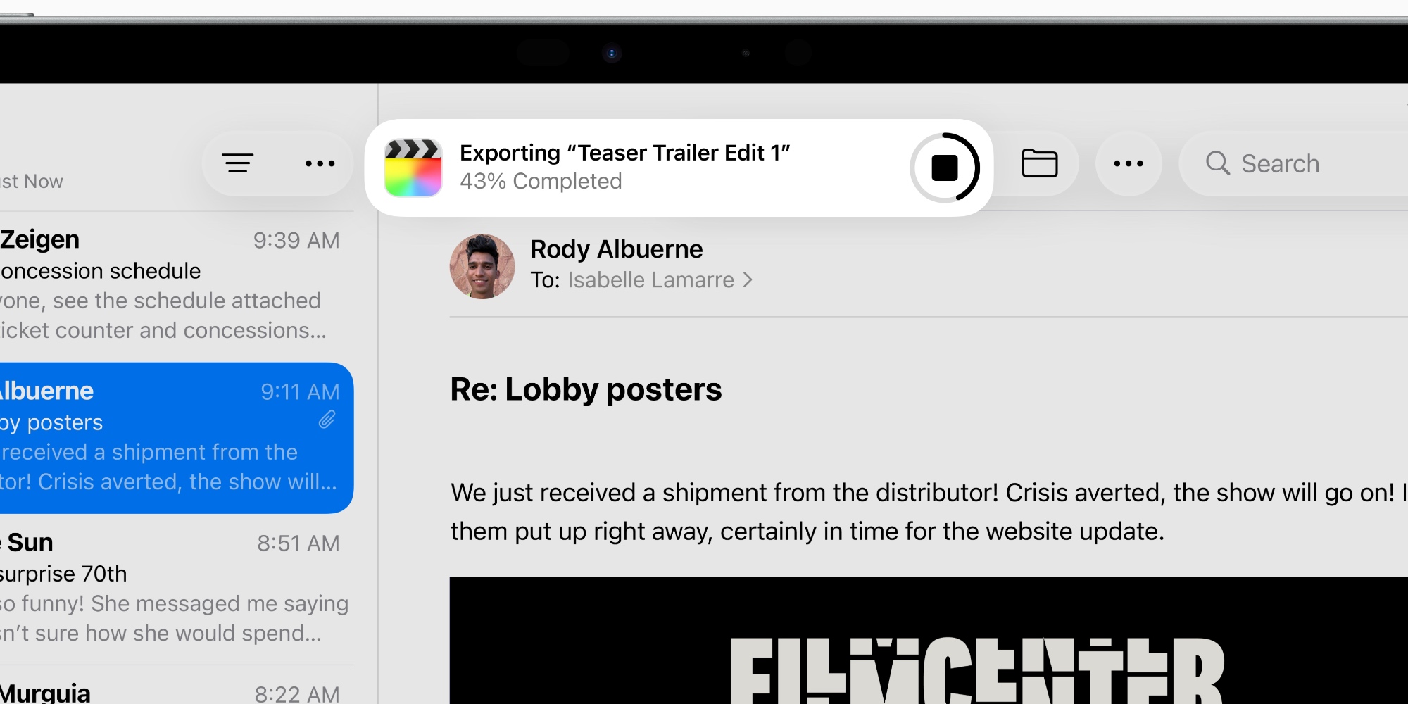 Tâches en arrière-plan