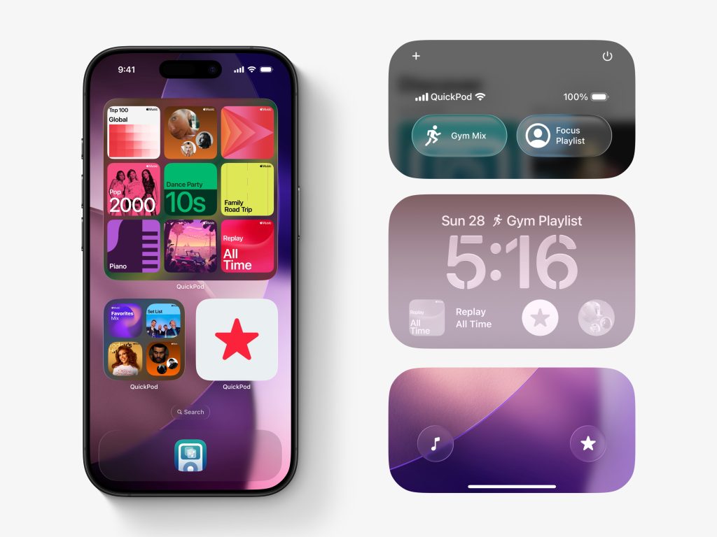 Spotlight sur l'App Indie : 'QuickPod' propose des widgets pour une expérience musicale intégrée 3 1759608037 766 Spotlight sur lApp Indie QuickPod propose des widgets pour
