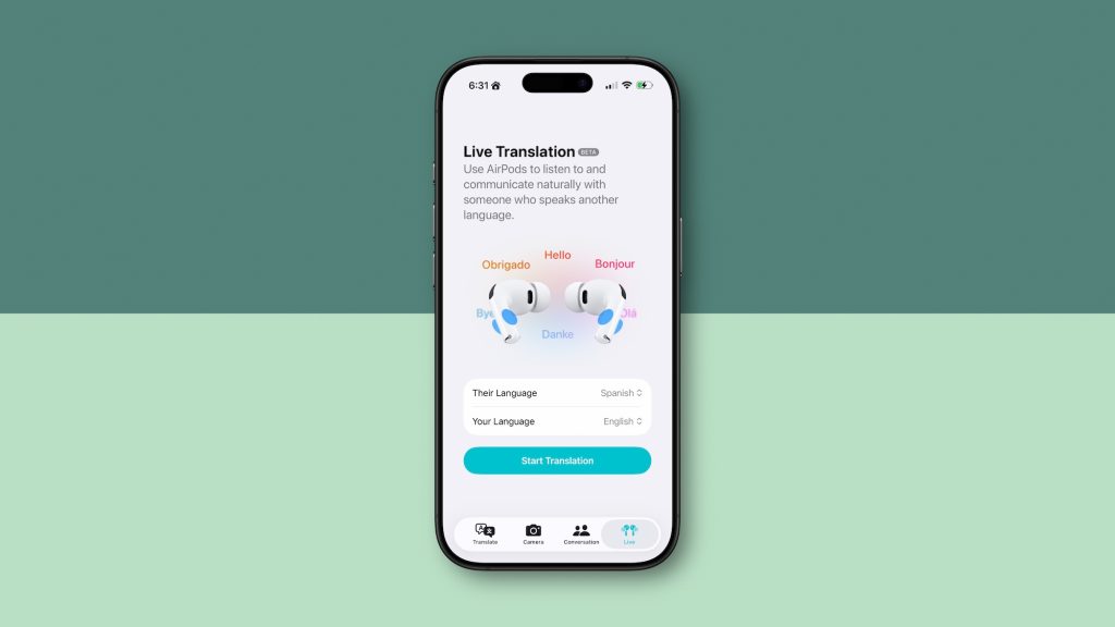 iOS 26.1 : Découvrez toutes les nouveautés jusqu'à présent 4 Traduction en direct AirPods