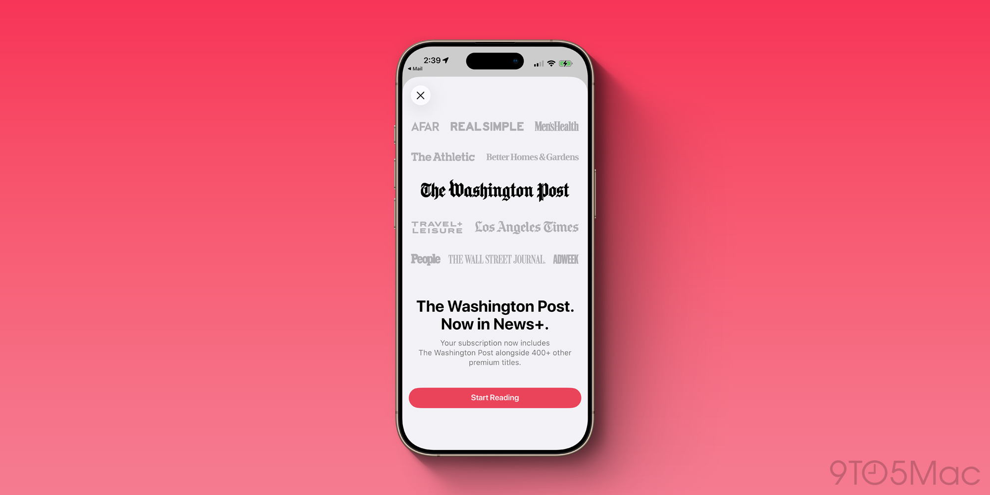 Le Washington Post sur Apple News+