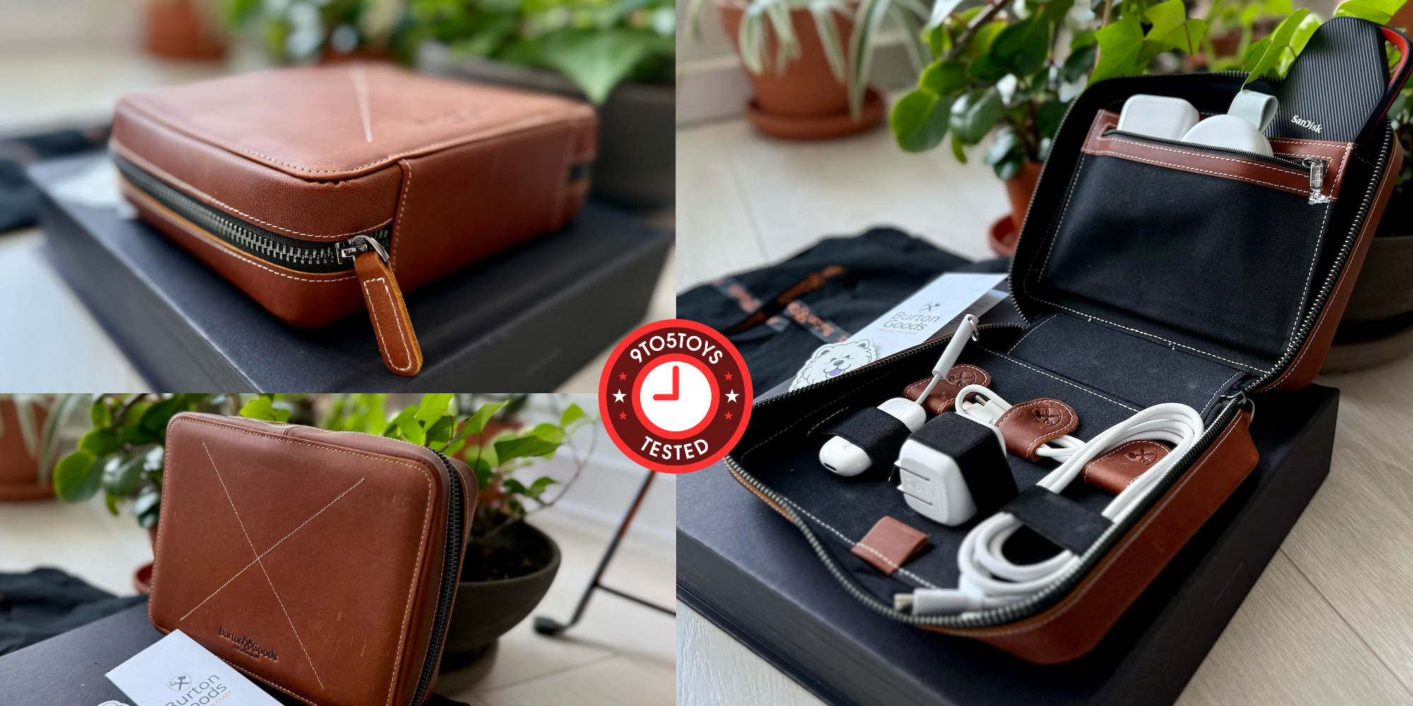 Dernier jour : Gagnez un bon d'achat Burton Goods de 175 $ gratuitement 5 Trousse organisateur en cuir Burton Goods