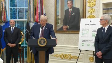 Apple on short list of donors to Trump’s White House demolition ballroom project