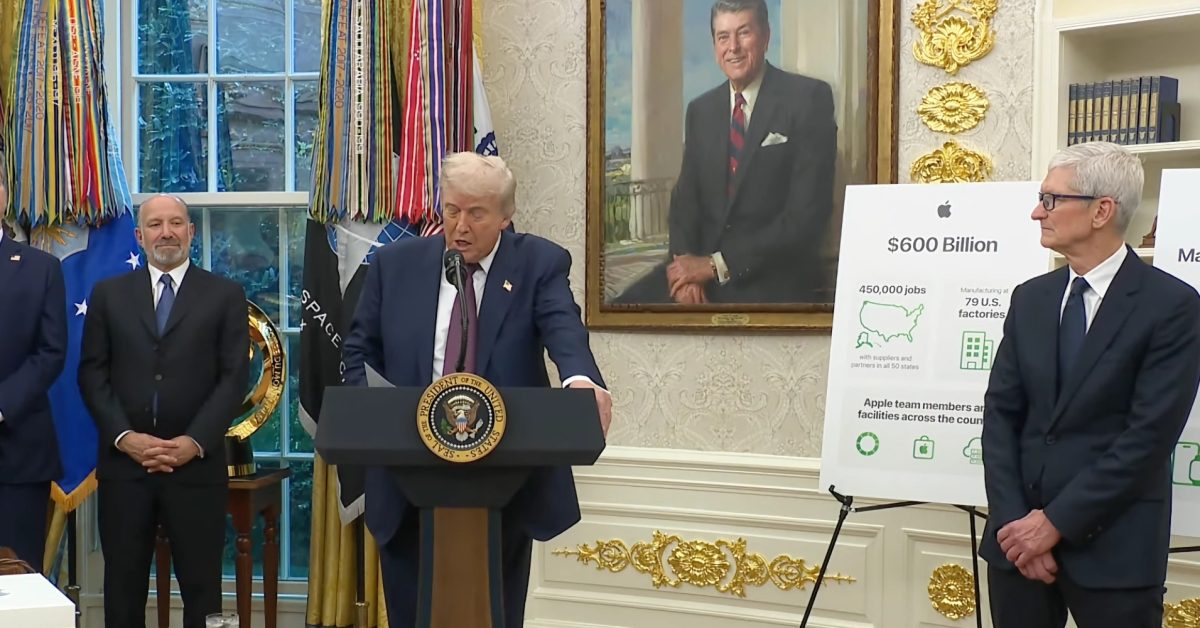 Apple on short list of donors to Trump’s White House demolition ballroom project