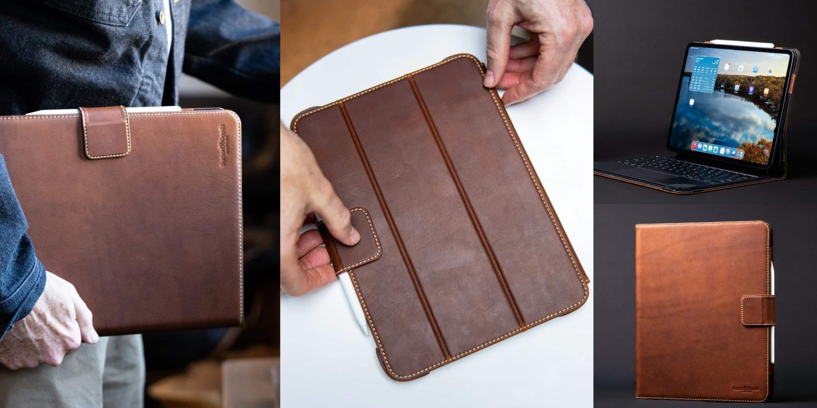 Concours : Gagnez des cartes cadeaux Burton Goods d'une valeur de 175 $ ! 2 Étuis en cuir pour iPad Pro M5