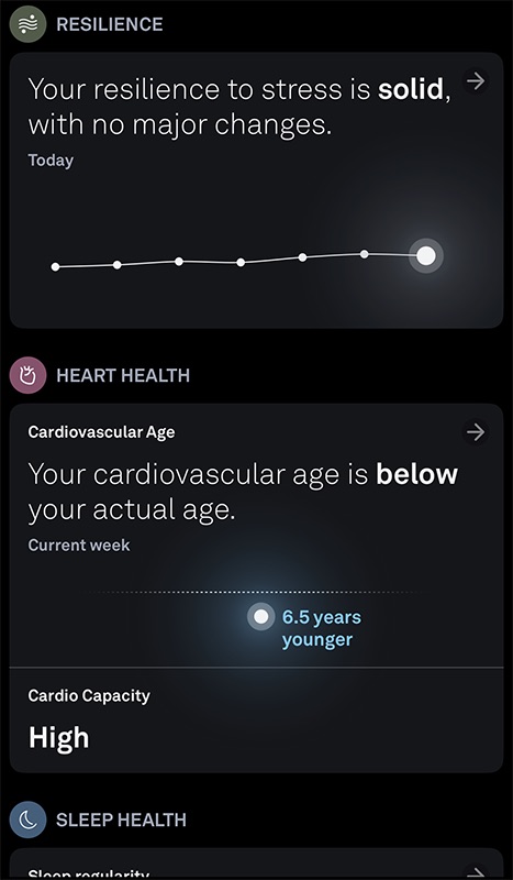 L'application Oura Smart Ring offre des leçons pour améliorer l'application santé d'Apple 2 Lapplication Oura Smart Ring offre des lecons pour ameliorer lapplication