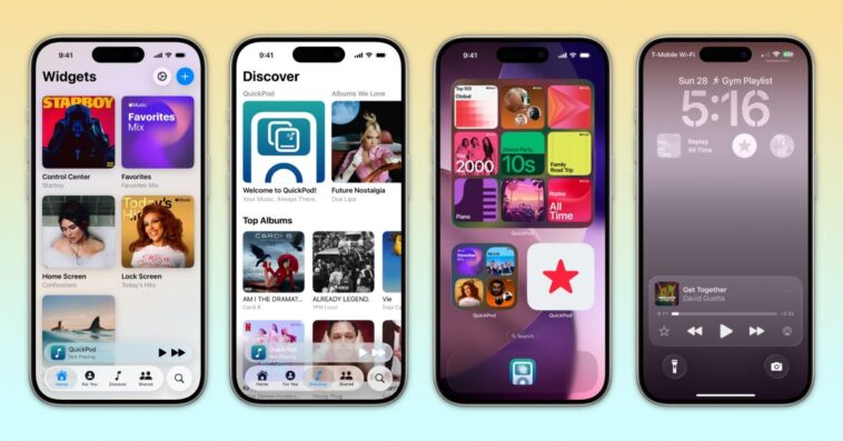 Spotlight sur l'App Indie : 'QuickPod' propose des widgets pour une expérience musicale intégrée 1 Indie App Spotlight: ‘QuickPod’ offers useful widgets for an integrated music experience