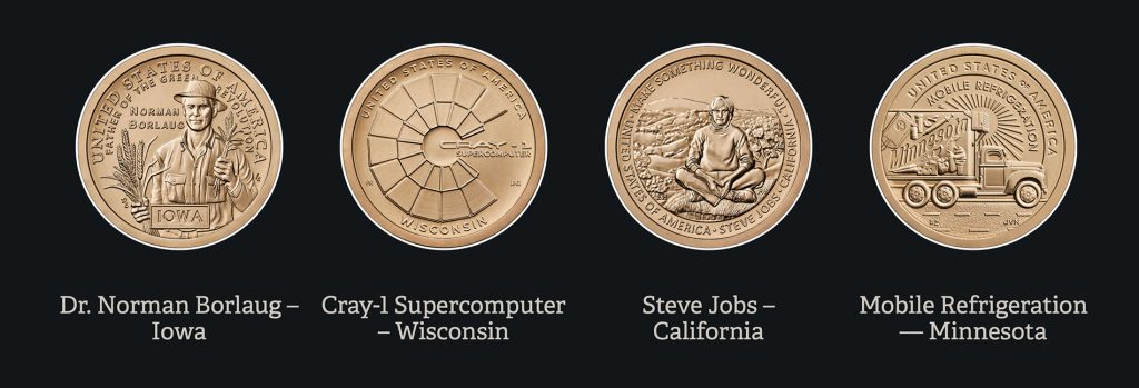 Steve Jobs honoré sur la pièce de 1 dollar dédiée à l'Innovation Américaine de 2026 2 Steve Jobs honore sur la piece de 1 dollar dediee