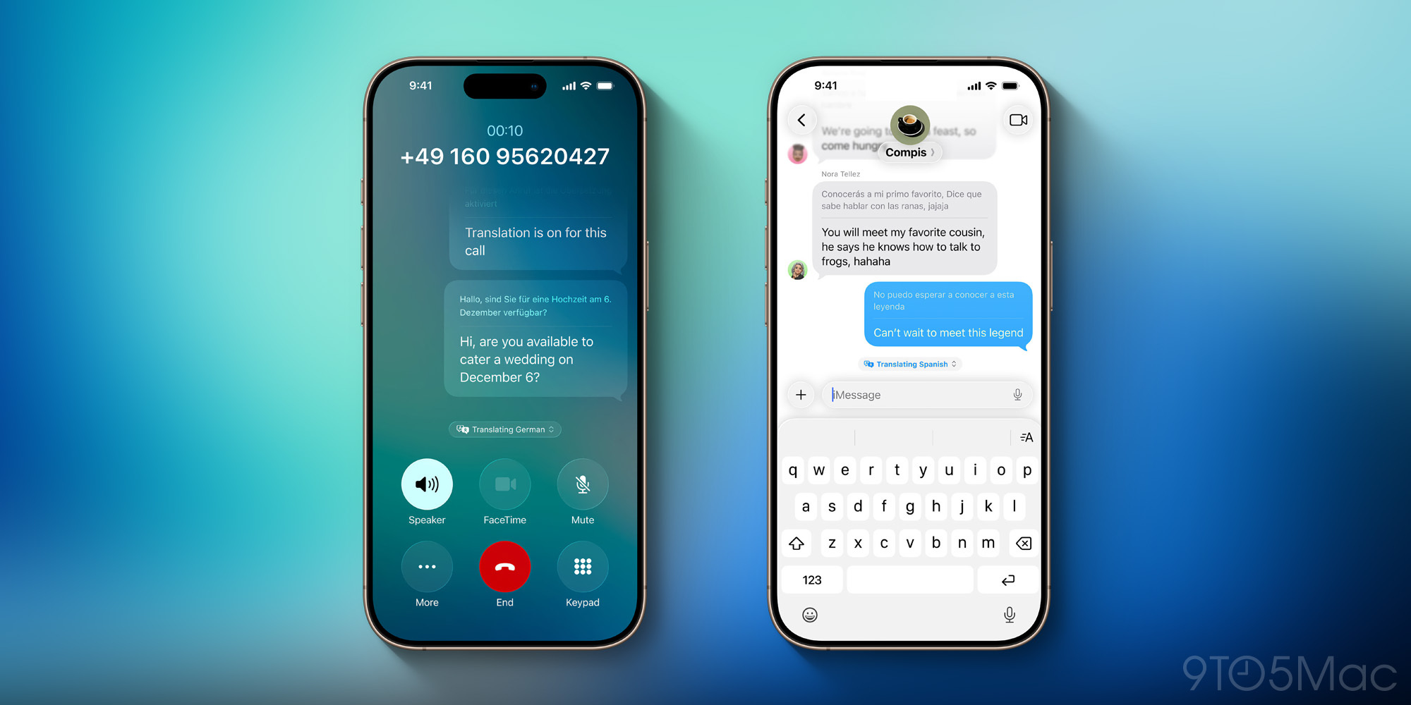 iOS 26 : 20 nouvelles fonctionnalités d'Apple Intelligence, voici la liste complète 2 Live Translation